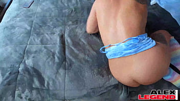 Blonde beauty misty meanor gets fucked by her big dicked pop