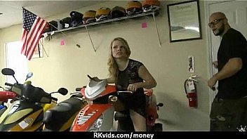 Desperate teen naked in public and fucks to pay rent 2