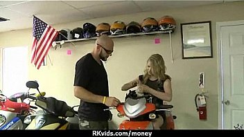 Desperate teen naked in public and fucks to pay rent 2