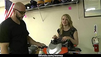 Desperate teen naked in public and fucks to pay rent 2