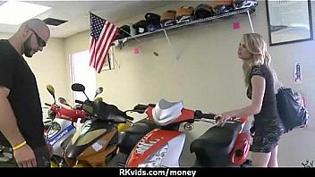 Desperate teen naked in public and fucks to pay rent 2