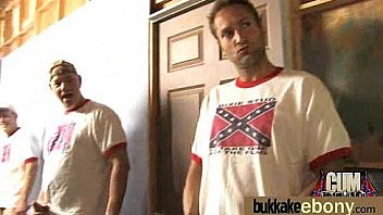 Cum Loving Teen Enjoys Huge Bukkake 6 thumbnail