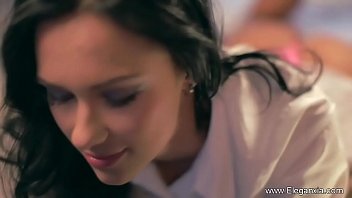 Amazing blowjob experience from brunette