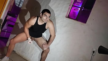 Sexy doctor cosplay masturbación con guantes de sexy número 1