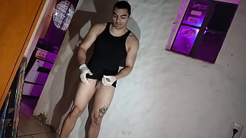 Sexy doctor cosplay masturbación con guantes de sexy número 1