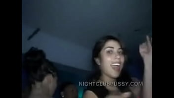 Crazy party sluts dance until horny enough to start a public orgy
