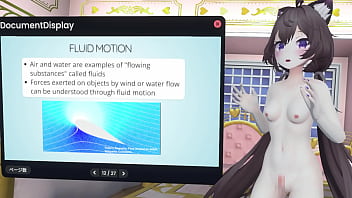 Naked vtuber lecture a pendulum whose amplitude increases with wind ~ why did the tacoma narrows bridge collapse ~