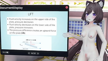 Naked vtuber lecture a pendulum whose amplitude increases with wind ~ why did the tacoma narrows bridge collapse ~