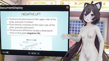 Naked vtuber lecture a pendulum whose amplitude increases with wind ~ why did the tacoma narrows bridge collapse ~