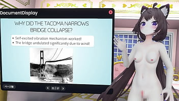 Naked vtuber lecture a pendulum whose amplitude increases with wind ~ why did the tacoma narrows bridge collapse ~ Naked vtuber lecture a pendulum whose amplitude increases with wind ~ why did the tacoma narrows bridge collapse ~
