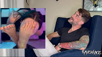 Gloryhole foot worship dom view