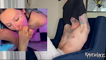 Gloryhole foot worship dom view