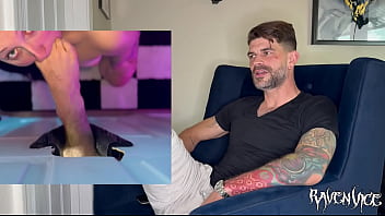 Gloryhole foot worship dom view