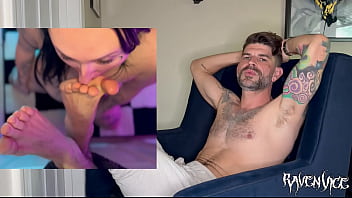 Gloryhole foot worship dom view