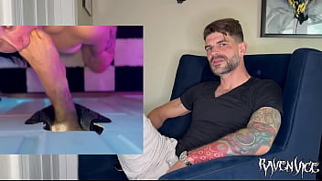 Gloryhole foot worship dom view