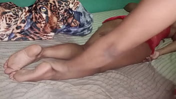 Hot massage for my neighbor's big ass brunette wife