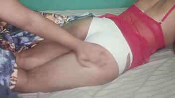 Hot massage for my neighbor's big ass brunette wife