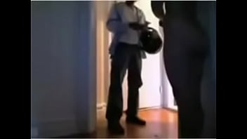 Flashing the delivery guy