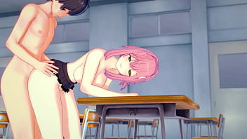 Hakari & kanojo have a quick fuck in the teacher's room