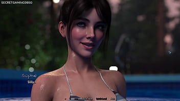 Hot stepsis seducing him with her sexy bikini stepsis hot kissing summer heat 05 by naughty fox games