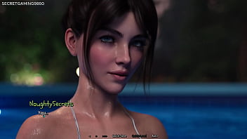 Stepsis seducing him with her sexy bikini summer heat 05 by naughty fox games