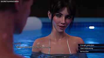 Hot stepsis seducing him with her sexy bikini stepsis hot kissing summer heat 05 by naughty fox games