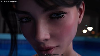 Hot stepsis seducing him with her sexy bikini stepsis hot kissing summer heat 05 by naughty fox games