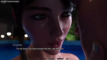 Hot stepsis seducing him with her sexy bikini stepsis hot kissing summer heat 05 by naughty fox games