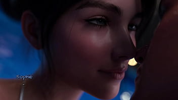 Hot stepsis seducing him with her sexy bikini stepsis hot kissing summer heat 05 by naughty fox games