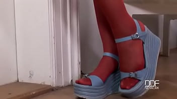 Sexy blue eyed blonde