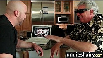 Hot babe in sexy undies and hairy pussy 1