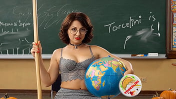 Torcelini halloween lesson witch teacher broomstick ride sfw