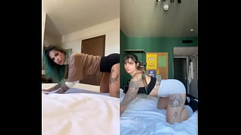 Tati zaqui dancing on all fours