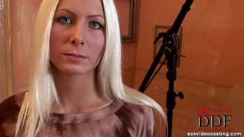 Big cannons on a blonde honey