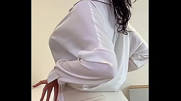 Big tits teen enjoys big white dick