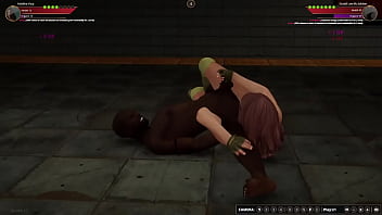 Adeline vs studd nf3d mixed sex battle competitive intercourse