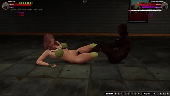 Adeline vs studd nf3d mixed sex battle competitive intercourse
