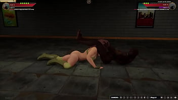 Adeline vs studd nf3d mixed sex battle competitive intercourse