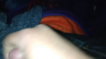 Busting a big load of cum