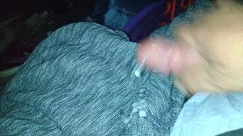 Busting a big load of cum