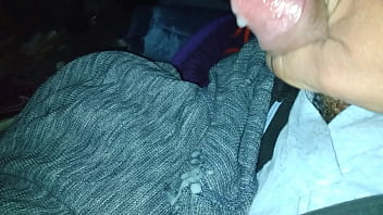 Busting a big load of cum