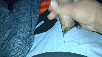 Busting a big load of cum