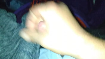 Busting a big load of cum