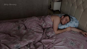 Hot step sister body swaps with steps brother and fucks herself in pantyhose