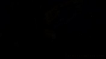 Costumed party babe cumsprayed after blowjob