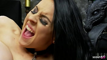 Cosplay roleplay vampire parody ffm threesome with two huge tits girls and old guy Cosplay roleplay vampire parody ffm threesome with two huge tits girls and old guy