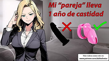 Mi pareja usa jaula durante meses follamos con dildo su pene no es necesario asmr relato voz española Mi pareja usa jaula durante meses follamos con dildo su pene no es necesario asmr relato voz española