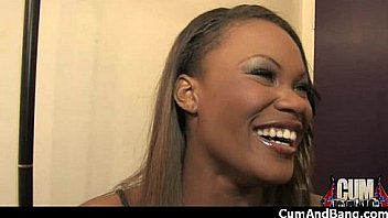 Black girl sucks many white cocks in redneck group 13