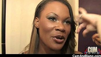 Black girl sucks many white cocks in redneck group 13