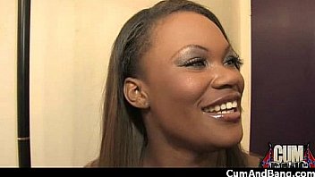 Black girl sucks many white cocks in redneck group 13